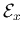 ${\cal E}_x$