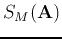 $S_M({\bf A})$