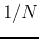 $1/N$