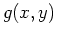 $\displaystyle g(x,y)$
