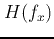 $H(f_x)$