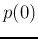 $p(0)$