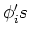 $\phi_i's$