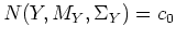 $N(Y,M_Y, \Sigma_Y)=c_0$