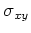 $\sigma_{xy}$