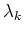 $\lambda_k$