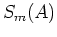$S_m(A)$