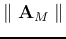 $\displaystyle \parallel {\bf A}_M \parallel$