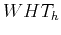 $WHT_h$