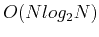 $O(N log_2 N)$