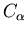 $C_{\alpha}$