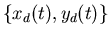 $\{x_d(t), y_d(t)\}$