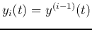 $y_i(t)=y^{(i-1)}(t)$