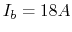 $I_b=18A$