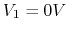$V_1= 0V$
