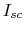 $I_{sc}$