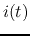 $i(t)$