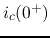 $i_c(0^+)$