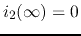 $i_2(\infty)=0$