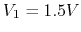 $V_1=1.5V$