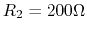 $R_2=200\Omega$