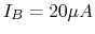 $I_B=20 \mu A$