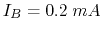 $I_B=0.2\;mA$