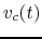 $v_c(t)$