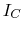 $I_C$