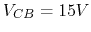 $V_{CB}=15V$