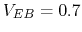$V_{EB}=0.7$
