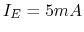 $I_E=5 mA$