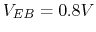 $V_{EB}=0.8 V$