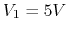 $V_1=5V$