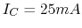 $I_C=25mA$