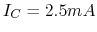 $I_C=2.5mA$