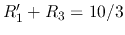$R'_1+R_3=10/3$