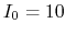 $I_0=10$