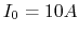 $I_0=10A$