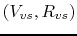 $(V_{vs}, R_{vs})$