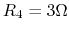 $R_4=3\Omega$