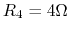 $R_4=4\Omega$