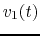 $v_1(t)$