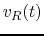 $v_R(t)$