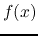$f(x)$