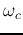 $\omega_c$