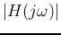 $\vert H(j\omega)\vert$