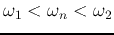 $\omega_1<\omega_n < \omega_2$