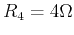 $R_4=4\Omega$