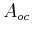 $A_{oc}$